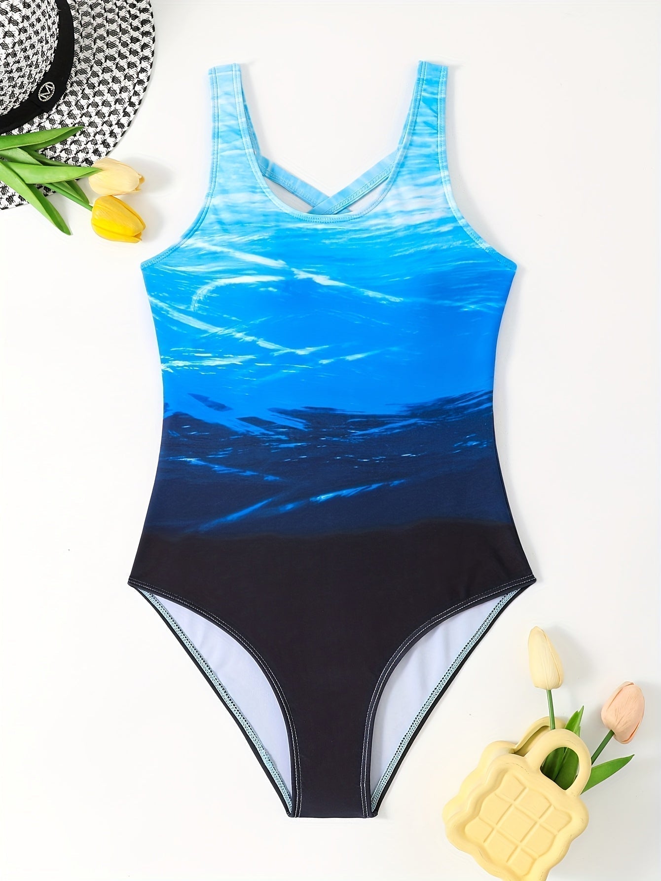 Maillot de Bain Une Pièce avec Coupe Structurée pour Femmes | Idéal pour la Plage et la Piscine