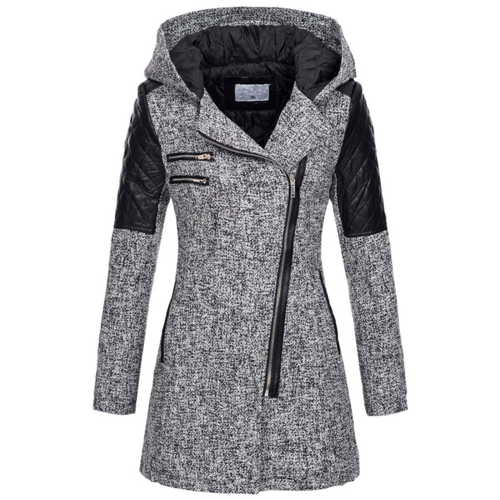 Manteau Long avec Design Uni pour Femme | Idéal pour l’Automne et l’Hiver