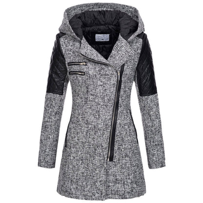 Manteau Long avec Design Uni pour Femme | Idéal pour l’Automne et l’Hiver