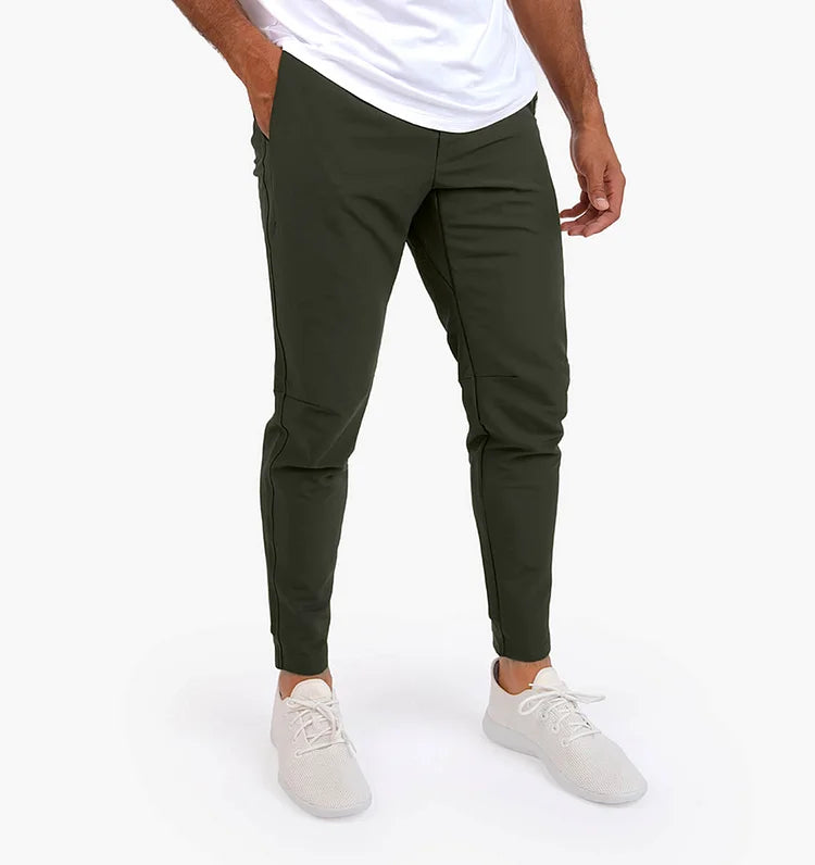 Pantalon Fonctionnel avec Coupe Ajustée Et Taille Élastique pour Homme | Idéal pour Les Activités Quotidiennes