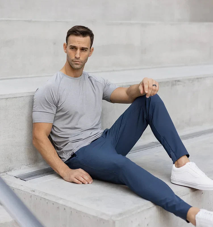 Pantalon Stretch À Coupe Ajustée Pour Homme | Idéal Pour Usage Quotidien