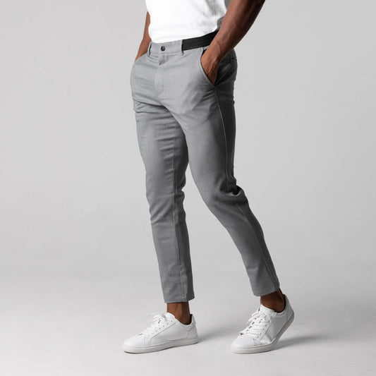 Pantalon Chino avec Coupe Droite pour Homme | Idéal pour Le Travail Et Les Occasions Décontractées