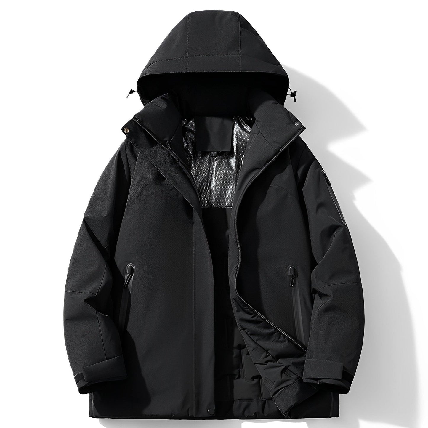 Manteau D’Hiver avec Capuche Et Doublure Polaire pour Homme | Idéal pour Les Journées Froides