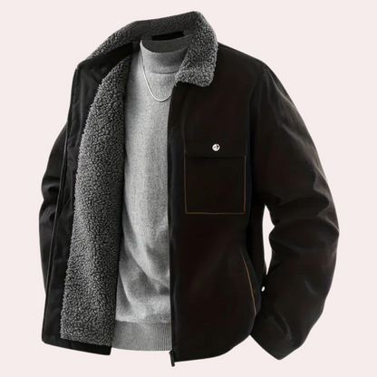 Veste Matelassée avec Doublure Intégrale et Coupe Droite pour Homme | Idéale pour l’Hiver