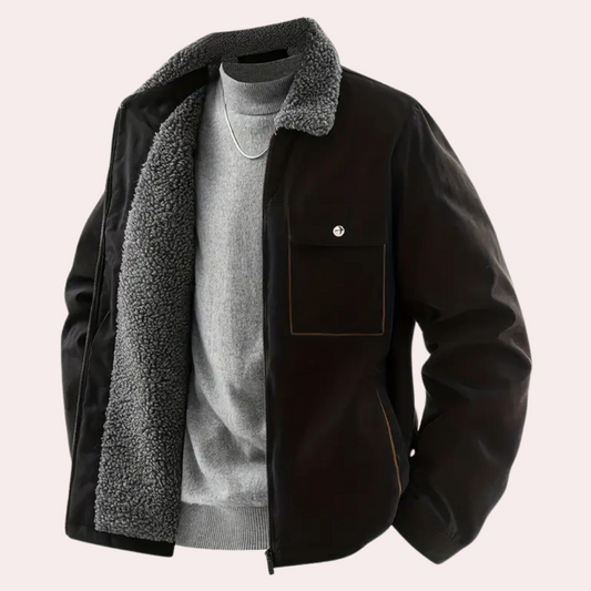 Veste Matelassée avec Doublure Intégrale et Coupe Droite pour Homme | Idéale pour l’Hiver