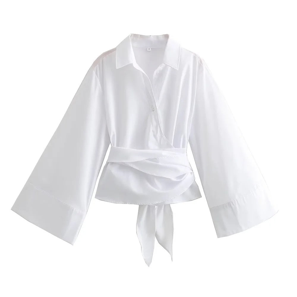Chemise à Col Polo et Manches Longues pour Femme | Idéale pour un Usage Polyvalent