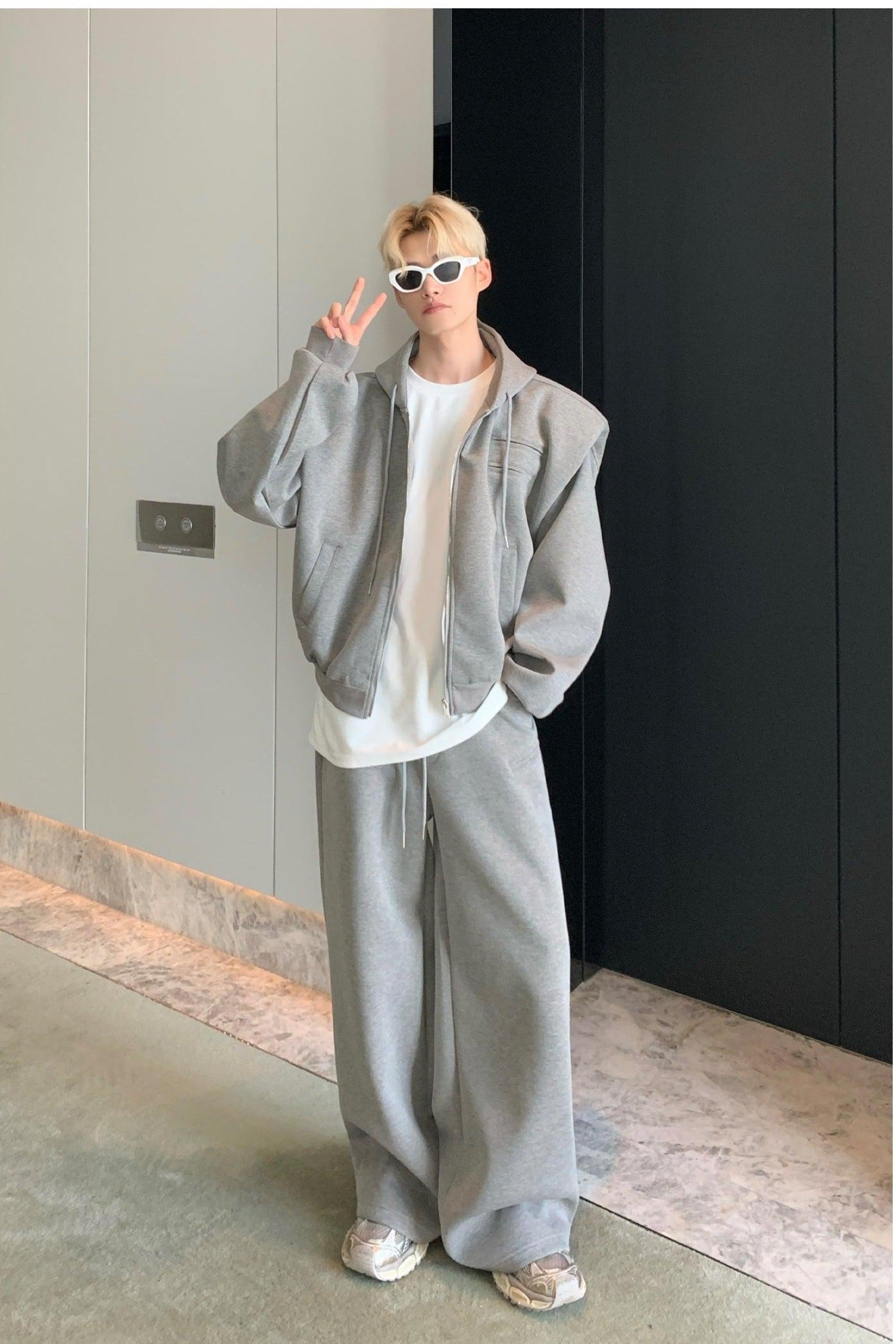 Ensemble Deux Pièces avec Haut Manches Longues et Pantalon pour Homme | Idéal pour un Usage Quotidien