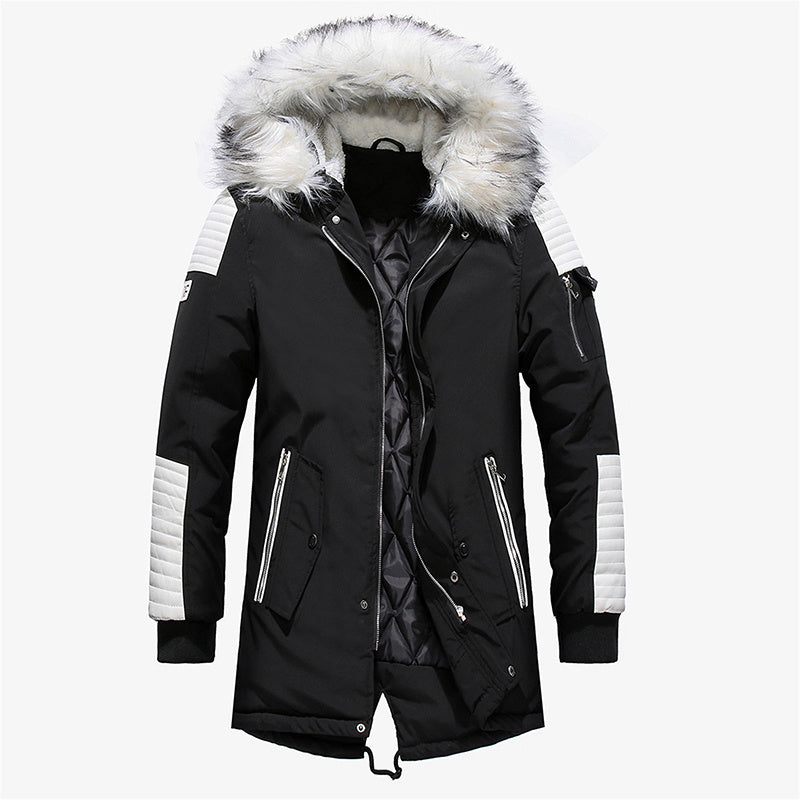 Manteau d’Hiver avec Capuche Amovible et Poches pour Homme | Idéal pour l’Hiver