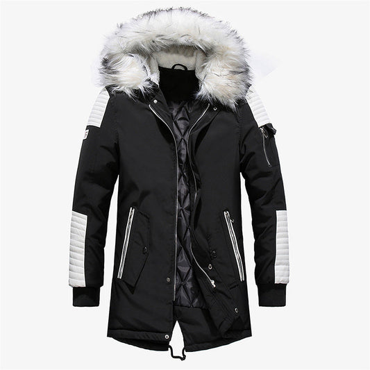 Manteau d’Hiver avec Capuche Amovible et Poches pour Homme | Idéal pour l’Hiver