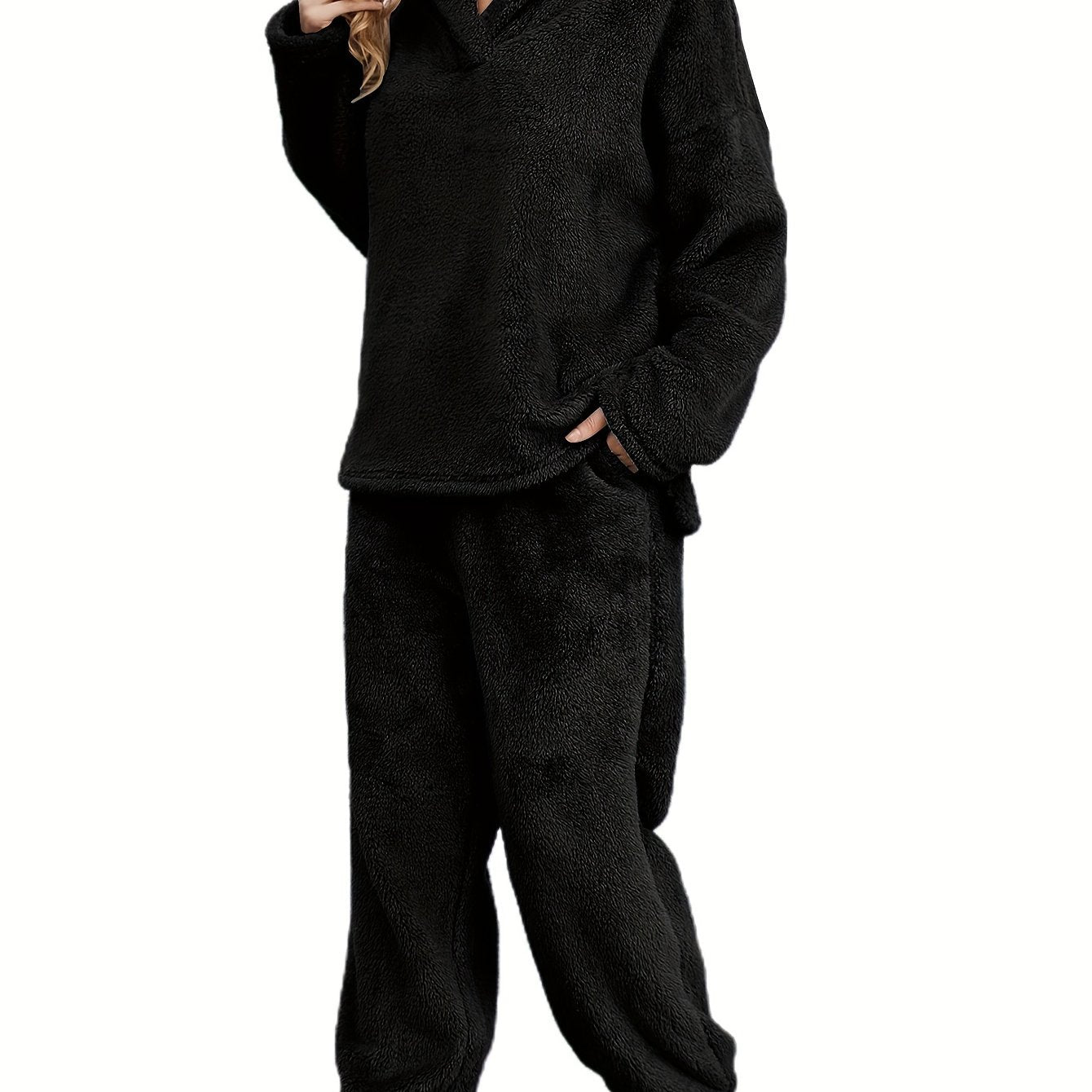 Ensemble Loungewear avec Sweat À Capuche Et Pantalon pour Femme | Idéal pour L’Automne Et L’Hiver