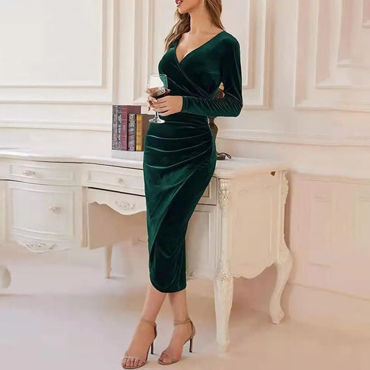 Robe Longue avec Coupe Fluide pour Femme | Idéale pour Les Occasions Formelles