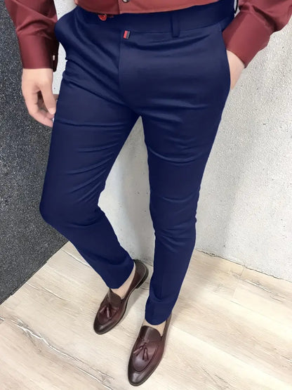 Pantalon De Costume À Coupe Ajustée Pour Homme | Idéal Pour Occasions Formelles