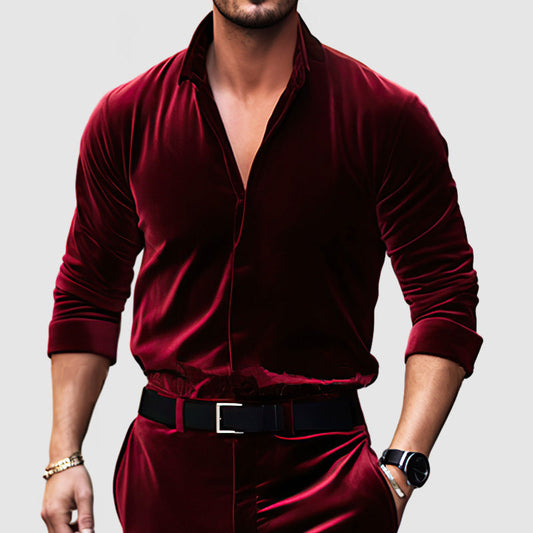Chemise à Design Vintage Pour Hommes | Idéale Pour Occasions Décontractées Et Formelles