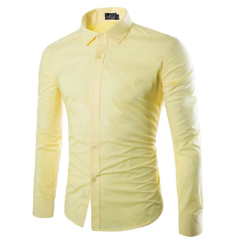 Chemise Infroissable à Manches Longues avec Coupe Confort pour Homme | Idéal pour le Bureau et les Sorties