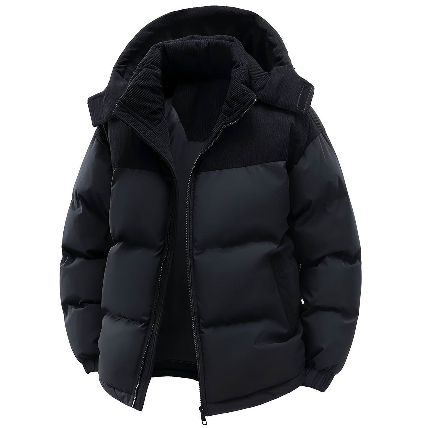 Veste d’Hiver avec Capuche et Coupe Standard pour Homme | Idéale pour Automne et Hiver