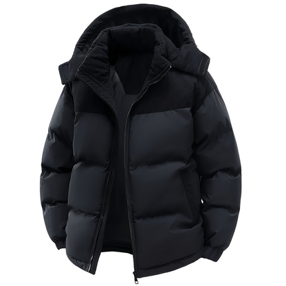 Veste d’Hiver avec Capuche et Coupe Standard pour Homme | Idéale pour Automne et Hiver