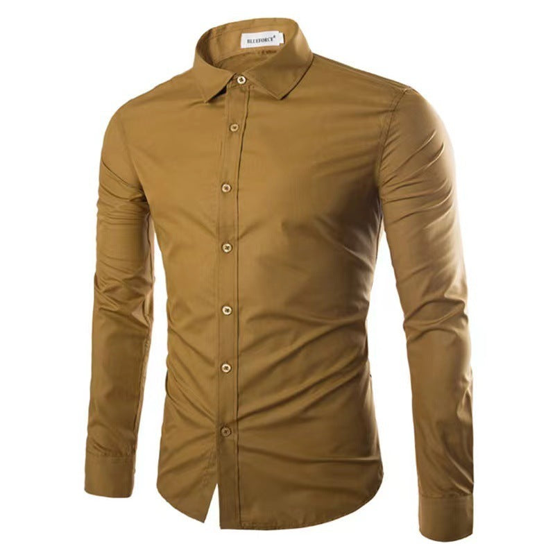 Chemise Infroissable à Manches Longues avec Coupe Confort pour Homme | Idéal pour le Bureau et les Sorties