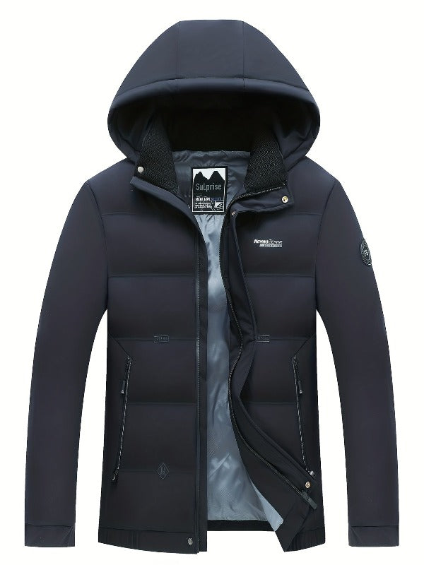Veste à Capuche avec Fermeture Zippée pour Homme | Idéale pour les Activités Quotidiennes