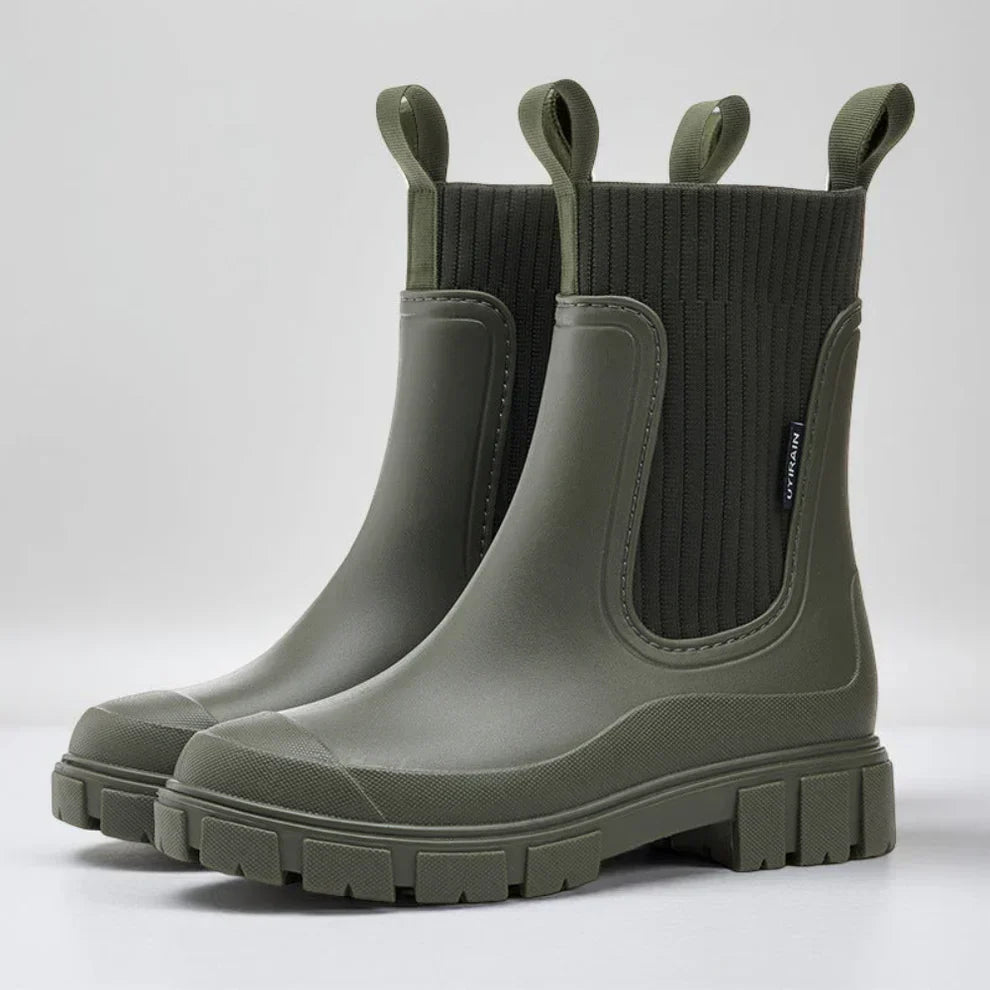 Bottines Chelsea à Enfiler avec Tige Montante pour Femmes | Idéal pour l’Automne et l’Hiver
