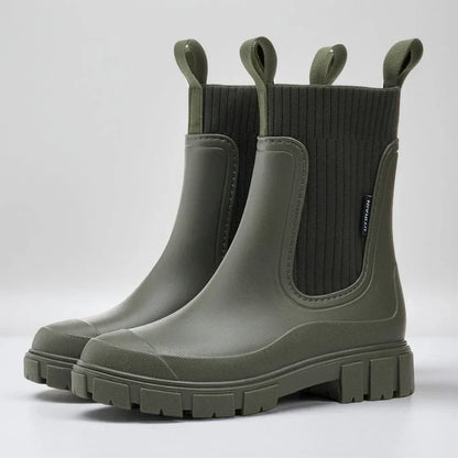 Bottines Chelsea à Enfiler avec Tige Montante pour Femmes | Idéal pour l’Automne et l’Hiver