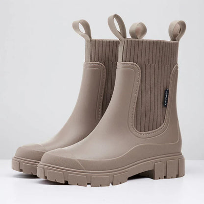 Bottines Chelsea à Enfiler avec Tige Montante pour Femmes | Idéal pour l’Automne et l’Hiver