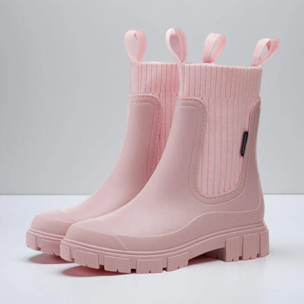 Bottines Chelsea à Enfiler avec Tige Montante pour Femmes | Idéal pour l’Automne et l’Hiver