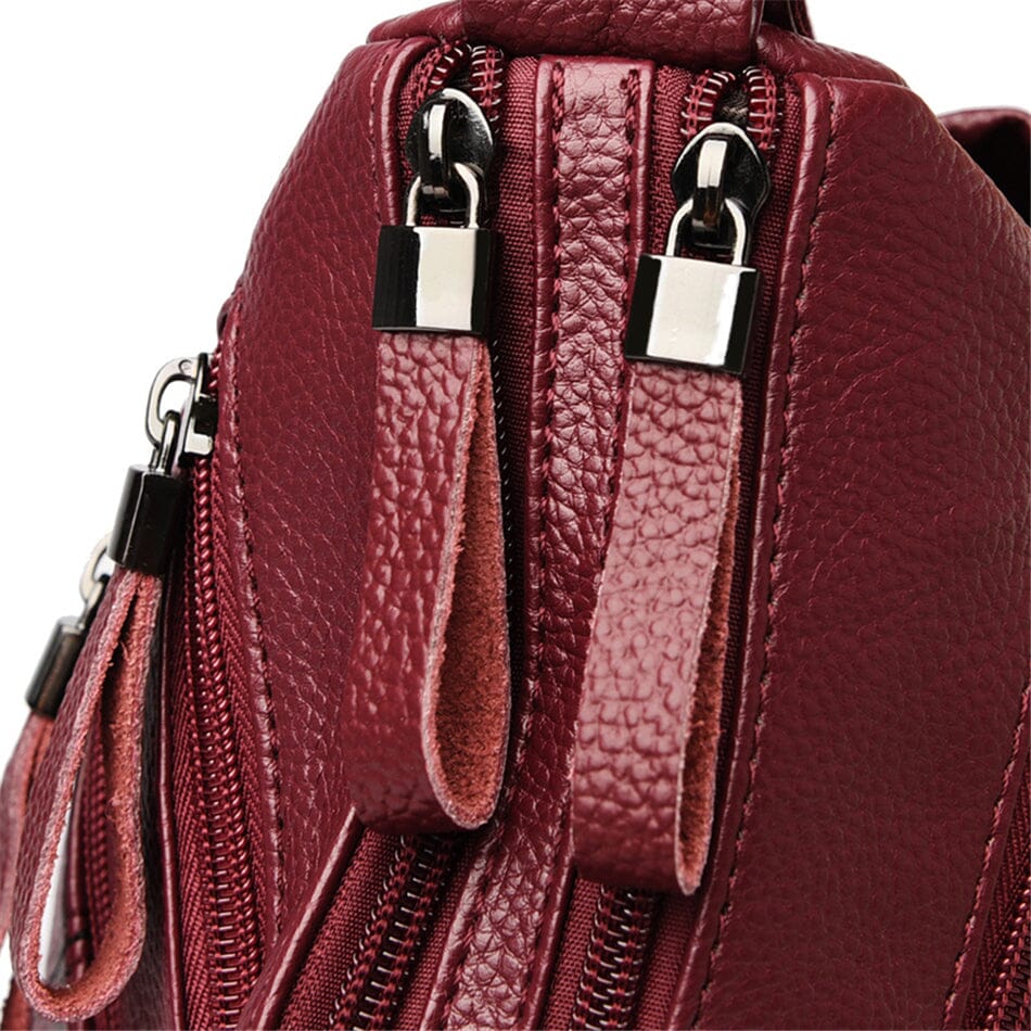 Sac Structuré Avec Plusieurs Compartiments Et Bandoulière Amovible Pour Femme | Idéal Pour Un Usage Quotidien
