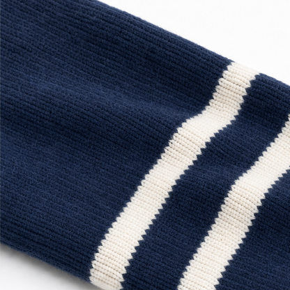 Gilet à capuche à manches rayées pour femmes