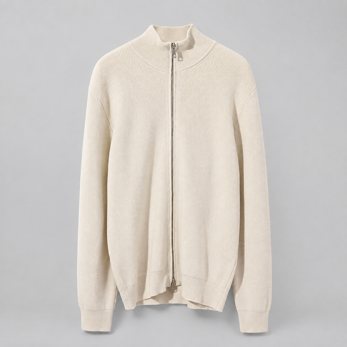 Gilet zippé à col montant pour homme
