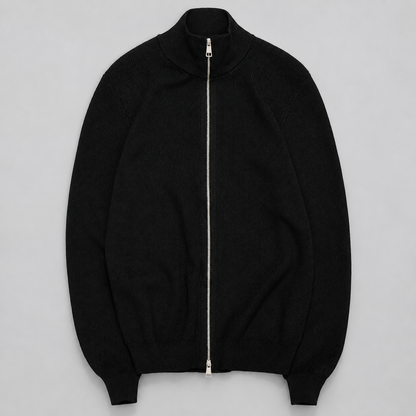 Gilet zippé à col montant pour homme