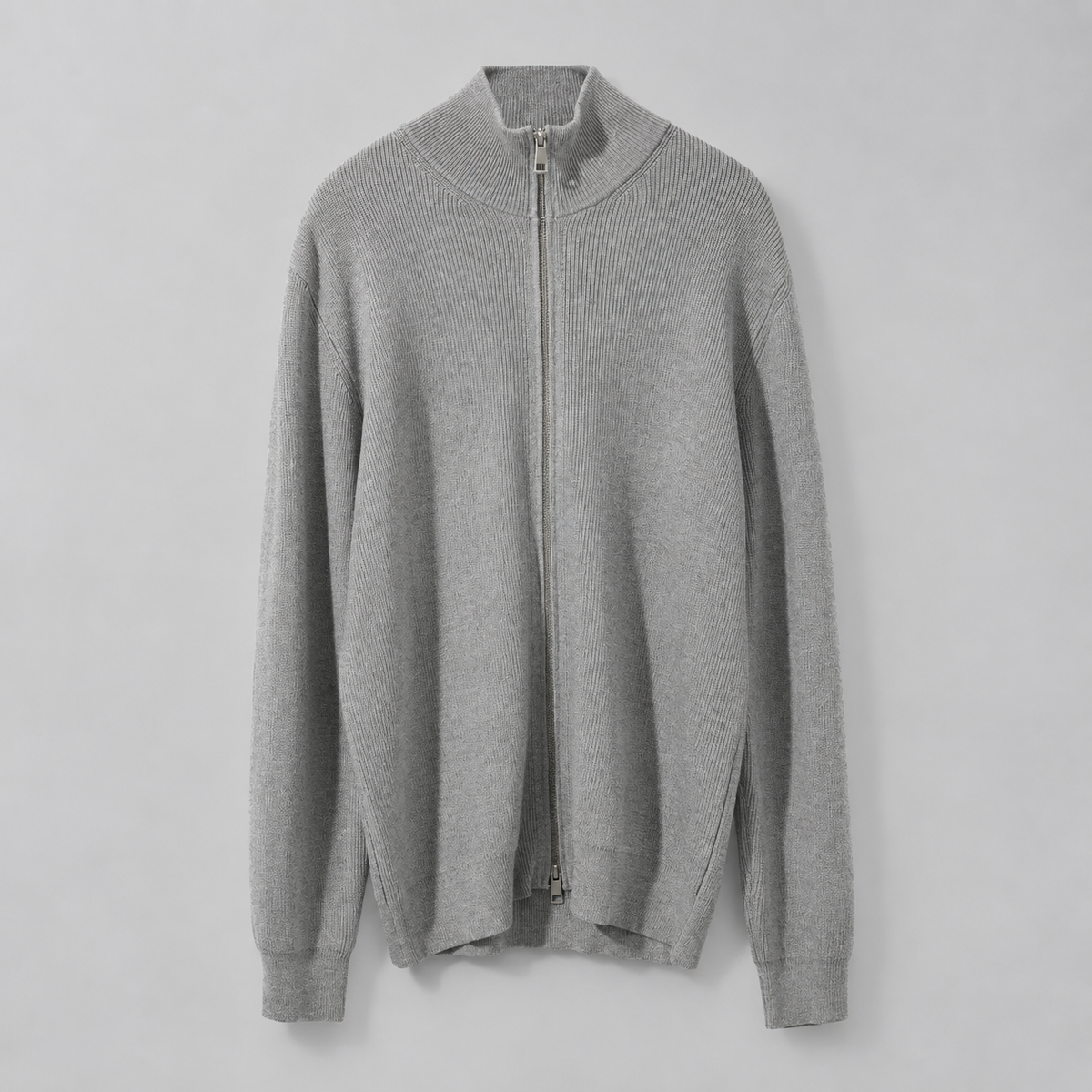 Gilet zippé à col montant pour homme