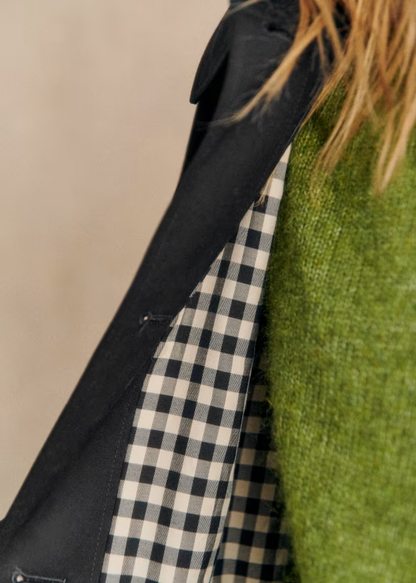 Trench-Coat Oversize à Fermeture Boutonnée et Poches pour Femmes | Ideal for Mi-Saison et Usage Quotidien