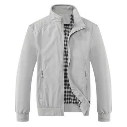 Veste Bomber Slim Fit avec Détails Classiques pour Hommes | Idéale pour le Printemps et l’Automne