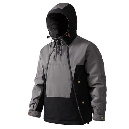 Veste D’Hiver Zippée avec Capuche Amovible pour Homme | Idéale pour Saison Froide