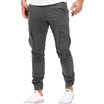 Pantalon Cargo Slim avec Taille Élastique pour Homme | Idéal pour le Quotidien et les Activités Décontractées