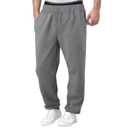 Pantalon De Survêtement Droit Avec Taille Élastique Pour Homme | Idéal Pour Un Usage Quotidien