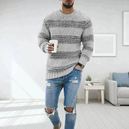 Pull Tricoté À Coupe Ajustée Pour Hommes | Idéal Pour Un Usage Quotidien