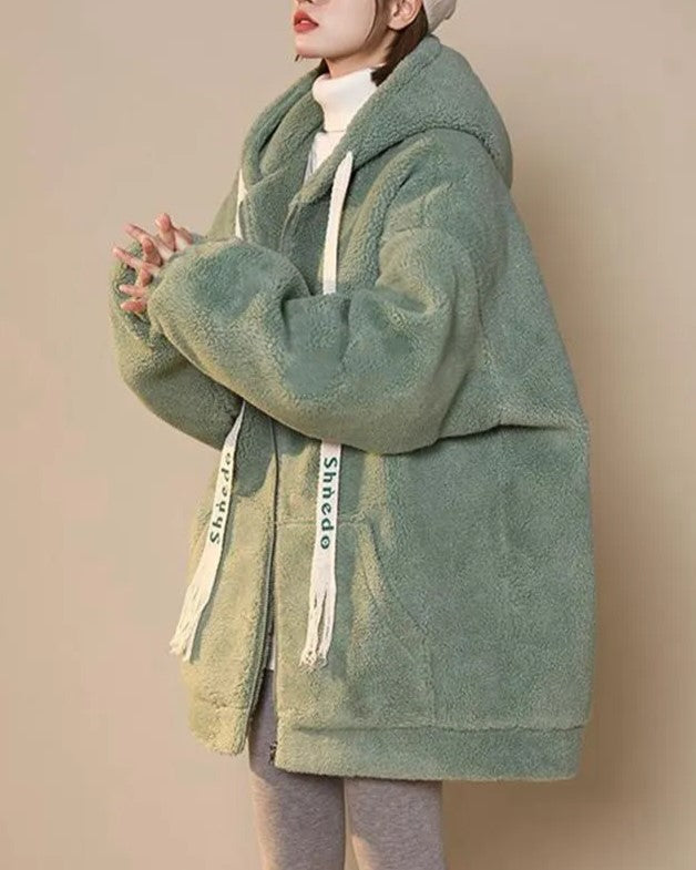 Veste Zippée Longue en Coupe Ample pour Femme | Idéale pour l’Hiver