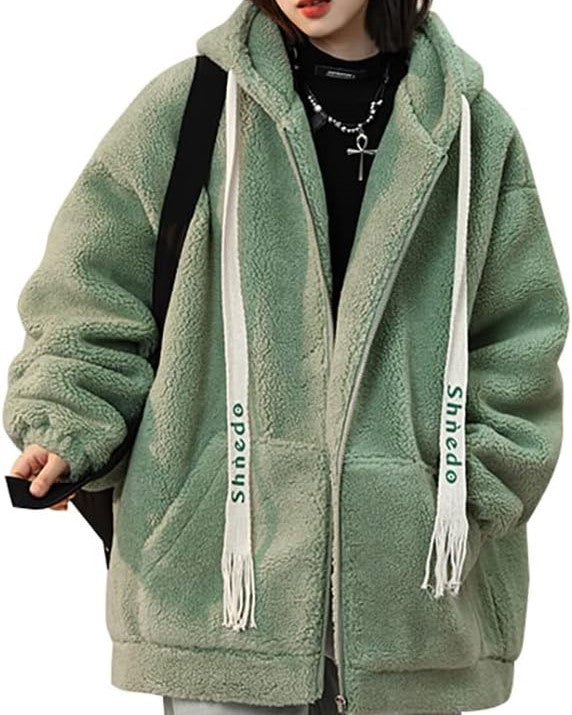 Veste Zippée Longue en Coupe Ample pour Femme | Idéale pour l’Hiver