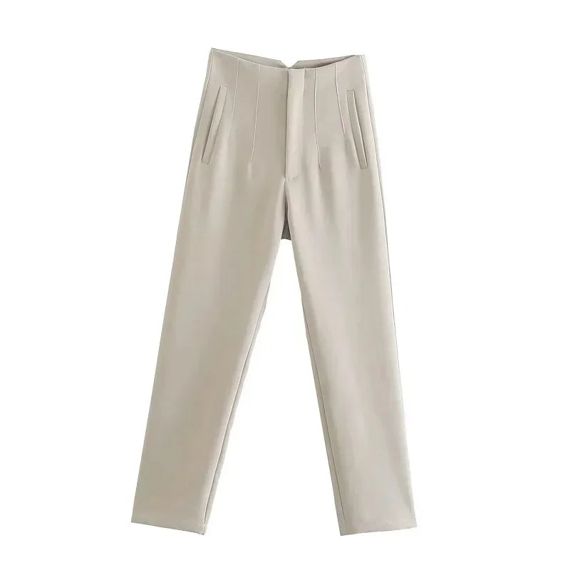 Pantalon Classique Avec Coupe Droite Pour Femmes | Idéal Pour Travail Et Occasions