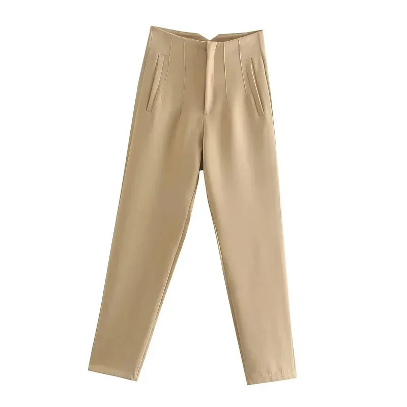 Pantalon Classique Avec Coupe Droite Pour Femmes | Idéal Pour Travail Et Occasions