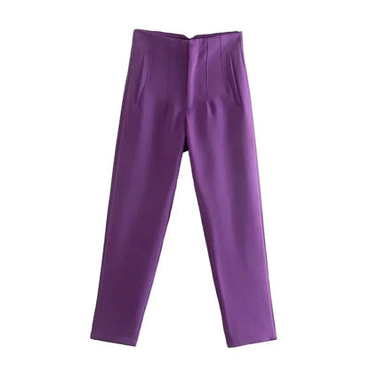 Pantalon Classique Avec Coupe Droite Pour Femmes | Idéal Pour Travail Et Occasions