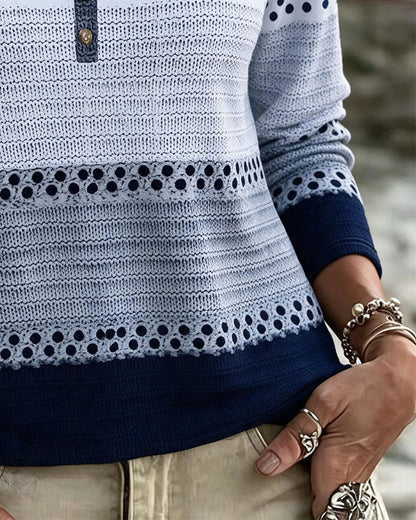 Blouse à pois pour femmes