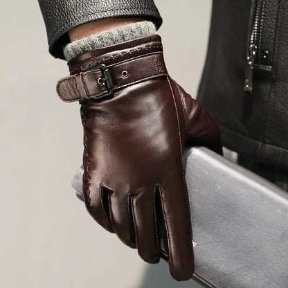 Gants À Écran Tactile avec Sangle Réglable pour Homme | Idéal pour L’Hiver