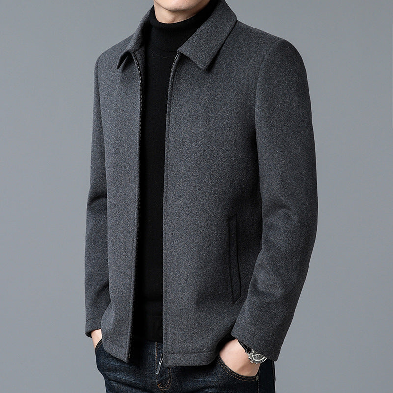 Veste À Coupe Moderne Avec Fermeture Dissimulée Pour Homme | Idéale Pour La Saison Froide
