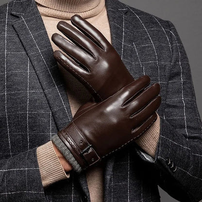 Gants À Écran Tactile avec Sangle Réglable pour Homme | Idéal pour L’Hiver