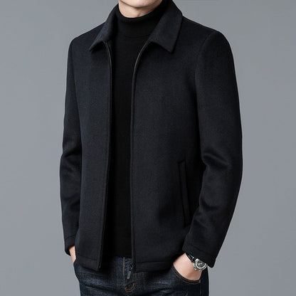 Veste À Coupe Moderne Avec Fermeture Dissimulée Pour Homme | Idéale Pour La Saison Froide