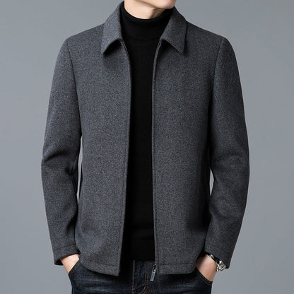 Veste À Coupe Moderne Avec Fermeture Dissimulée Pour Homme | Idéale Pour La Saison Froide