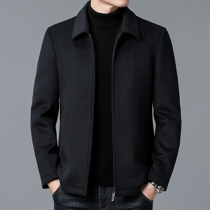 Veste À Coupe Moderne Avec Fermeture Dissimulée Pour Homme | Idéale Pour La Saison Froide