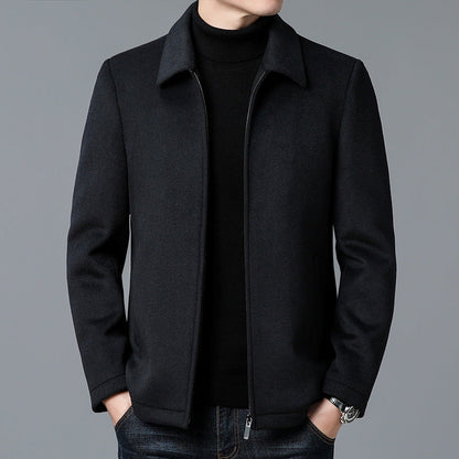 Veste À Coupe Moderne Avec Fermeture Dissimulée Pour Homme | Idéale Pour La Saison Froide